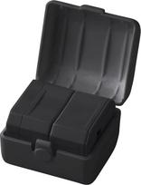 Kelioninis adapteris - universalus tarptautinis maitinimo kištuko adapteris - 3 in 1 kištukas - 220 V (juodas)