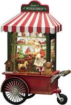 Konstsmide 4271-000 LED vandens žibintas "Santa in the Workshop" su įjungimo/išjungimo jungikliu, 5 valandų laikmatis, 1 šiltos baltos spalvos diodas, maitinamas iš baterijos ir USB, vidaus, 0,1 W, baterija: 3 x AA 1,5 V (išskyrus)