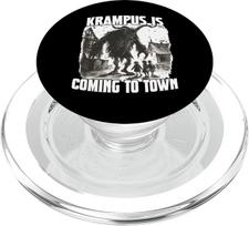Krampus Dämonischer Weihnachtsmann Kramperl T Krampus Run PopSockets PopGrip für MagSafe