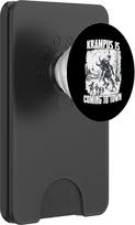 Krampus Dämonischer Weihnachtsmann Kramperl T Krampus Lauf PopSockets PopWallet für MagSafe