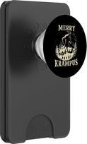 Krampus Lauf | Weihnachtsmann | Perchten Bartl Krampus PopSockets PopWallet für MagSafe