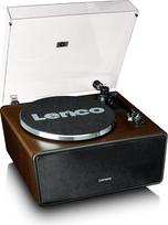Lenco LS-570OK - Plattenspieler mit eingebauten Lautsprechern und Bluetooth® - Plattenspieler auf Beinen - Eichenholz (LS-470WA)