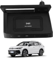 LICHENGTAI Belaidis automobilinis įkroviklis, suderinamas su VW Tiguan (AD1 tipas) 2016-2021 m. Belaidė mobiliojo telefono įkrovimo stotelė Automobiliniai QI belaidžiai įkrovikliai