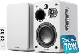 Majority D70X Aktyvusis garsiakalbis "Bluetooth" | Lentyninis garsiakalbis HDMI ARC | Studijos monitorius DJ Dvigubas garsiakalbis su anglies pluošto membrana | 70W stereofoninis kompiuterio garsiakalbis | Monitoriaus garsiakalbis su nuotolinio valdymo pu