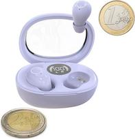 Mini ausinės "Bluetooth" nematomos tikros belaidės ausinės Miego ausinės Miego ausinės Miego ausinės Šoninis miegamasis "Bluetooth" mažos "Inear" ausinės Ausų kištukai miegui Maži ausų kištukai miegui