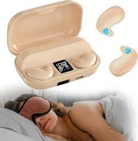 Mini nematomos mažiausios ausinės "Bluetooth" belaidės ausinės "Bluetooth" belaidės ausinės miegui Belaidės miego ausinės Ausinės mažoms ausims Miego ausinės Miego ausinės Miegantiems šoniniams miegantiems