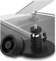 MMOBIEL Reguliuojamas magnetinis laikiklis "Starlink Mini" - aliuminio lydinio pagrindas su stipriu magnetu ir apvaliu adapteriu (tinka seniems ir naujiems modeliams), skirtas kemperiams, automobiliams, valtims, langams, stoglangiams