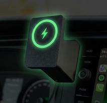 Mobiliojo telefono laikiklis VW T6.1 | MagCharge: 15 W indukcinis įkrovimas ir MagSafe suderinamas | Qi2 belaidis įkroviklis su aktyviu aušinimu | Priedai T6.1 Multivan, California, Transporter (2020-2024 m.)