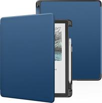 MoKo Hülle mit Stifthalter für den Neuen 11" Kindle Scribe (3. Generation -2025) & Kindle Scribe Colorsoft (1. Generation 2025), Leichtgewichtige Schutzhülle mit Auto Schlaf/Wach, Dunkles Meerblau