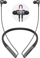 MORMOQUE "Bluetooth" ausinės ant kaklo, belaidės ausinės su magnetiniu jungikliu, įmontuotu mikrofonu, 40 valandų trukmės, ENC + IPX6 vandeniui atsparios HD basų garsų ausinės sportui, bėgimui ir treniruoklių salei