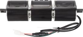 Motociklų garso sistemos, motociklų "Bluetooth" garsiakalbių sistema, belaidė IP54 vandeniui atspari DC12V garso garso sistema, skirta montuoti ant vairo (juoda)