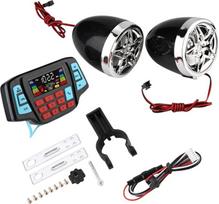 MP3 grotuvas su garsiakalbiu, "Tbest" motociklo garsiakalbis, motociklo muzikos sistema 12 V, motociklo arba motociklo MP3 grotuvas, vandeniui atsparus motociklo BT MP3 grotuvas motociklo stereo garsiakalbių sistema USB TF kortelė