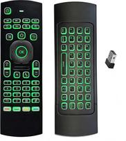 MX3 2,4 G Air Remote Mouse Multifunktional mit 7 Farben Hintergrundbeleleuchtung Fernbedienung, Mini-Tastatur und Infrarot-Fernbedienung, Lernen für Android TV Box, Projektor, PC, Mac, PS3, Pad,
