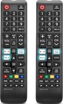 N59-01315A Pakaitinis nuotolinio valdymo pultas "Samsung Smart TV" nuotolinio valdymo pultas Visiems "Samsung LED QLED LCD 6/7/8/9 serijos 4K UHD HDTV HDR plokščiam išlenktam išmaniajam televizoriui su "Netflix", "Prime Video" ir "Hulu" mygtukais 2 pakuot