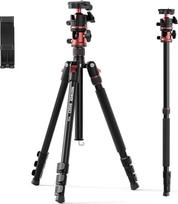 NEEWER Basics 70,9 colių fotoaparato trikojis monopodas su centrine kolonėle ir rutuline galvute, greito nuėmimo laikiklis DSLR fotoaparatams ir mobiliesiems telefonams, suderinamas su "iPhone", skirtas kelionėms, maks. Apkrova 17,6 kg, TP16