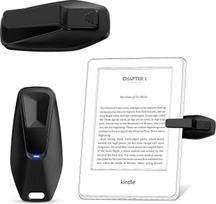 Nuotolinio valdymo puslapio sukiklis "Kindle Paperwhite Oasis Kobo" elektroninių skaityklių priedams, puslapio sukiklis "Kindle" "Android" "iOS" telefonams Planšetinių kompiuterių skaitymo romanai Komiksai Fotografija (ZMatt Black)