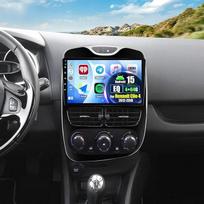 OiLiehu 4G+64G 4 Kern Android 15 Doppel Din Radio CarPlay Android Auto für Renault Clio 4 2012-2018 Autoradio Mit Bildschirm 10.1 Zoll Unterstützung Bluetooth FM RDS GPS WiFi SWC EQ Rückfahrkamera