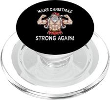 Padarykite Kalėdas vėl stiprias | Lustiger Weihnachtsmann PopSockets PopGrip für MagSafe