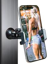 PAFXMT magnetinis mobiliojo telefono laikiklis treniruoklių salei, tvirtas, pasukamas 360° kampu, neslystantis spaustukas, itin stiprus neodimio magnetas bėgimo takeliui, treniruokliui, treniruokliui su dviračiu, svarmenų suoleliui, universalus visiems iš