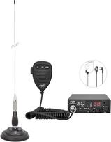 PNI CB radijo imtuvo rinkinys CB Escort HP 8001L ASQ + CB antena ML100, cigarečių žiebtuvėlio kištukas ir HS81L ausinės