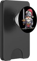 Puikus "Weihnachtsmann in Ritterrüstung für Weihnachten" su "PopSockets PopWallet für MagSafe