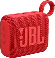 Raudonos spalvos "JBL Go 4" - nešiojamasis "Bluetooth" garsiakalbis su "JBL Pro" garsu, giliais bosais ir "Playtime Boost" funkcija - atsparus vandeniui ir dulkėms - veikia 7 val.