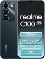 realme C100 5G išmanusis telefonas 4 + 128GB, vokiečių žalios spalvos, 6,8 colių LCD ekranas, 144 Hz, 6600 mAh akumuliatorius ištvermei visą dieną, 45 W itin greitas įkrovimas, 50 MP didelės raiškos fotoaparatas, matiškumas 6300, IP64, dvigubas