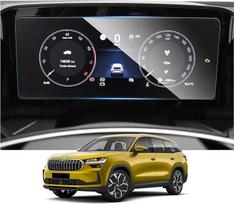 RUIYA Suderinama su Skoda Kodiaq | Superb 2024 2025 2026 10,25 colių virtualios vairuotojo kabinos ekrano apsauga Plėvelė Grūdinto stiklo virtualios vairuotojo kabinos jutiklinio ekrano apsauginė plėvelė Kodiaq priedai 9H