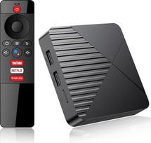 RUPA Android TV Box 2025 Naujausia 8K Smart TV Box su Android 13.0 RAM 2G ROM 16G WiFi6 Enternet 10/100M Bluetooth 5.0 USB 3.0 Palaiko 3D HD TV Box
