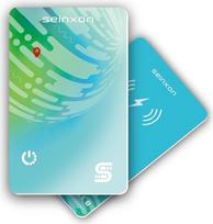 SEINXON Elite Wallet Tracker Qi belaidis įkrovimas IP68 plonas daiktų ieškiklis Rankinė Bagažas Veikia su "Apple Find My App" ir tinklu (tik "iOS") Žalias