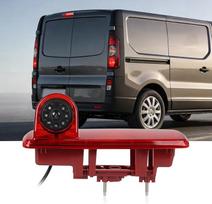 SIXWIN 720P galinio vaizdo kamera su stabdžių žibintu, automobilio atbulinės eigos kamera, skirta "Renault Trafic" / "Opel Vivaro 2014", 140° plataus kampo IP67 vandeniui atspari naktinio matymo kamera su infraraudonaisiais spinduliais