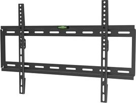 SLX televizoriaus sieninis laikiklis "Fixed Slim" nuo 37 iki 80 colių itin plono profilio 25 mm maksimalus VESA 600x400 50 kg sunkus plokščio ekrano sieninis laikiklis LED LCD televizoriams su įmontuotu gulsčiuku