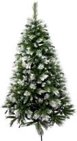SOLAGUA NAVIDAD Dirbtinė Kalėdų eglutė su papildomu užpildu, kombinuota dvigubų lapų eglė 150-240 cm su metaline atrama (sniegas, 150 cm, 418 viršūnėlių)
