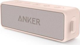 soundcore "Anker 2" nešiojamasis "Bluetooth" garsiakalbis su 12 W stereofoniniu garsu, "BassUp", IPX7 atsparumas vandeniui, 24 valandų atkūrimo laikas, belaidis stereofoninis suporavimas, garsiakalbis namams, lauke, kelionėms