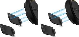 SUPMEGA Magnetinis automatinis keitiklis OOONO CO-Driver NO2, tvirtas metalinis automatinis keitiklis su integruotais magnetais, suderinamas su OOONO NO2 Blitzerwarner - 4 vnt.