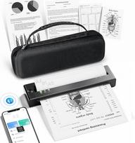 TATTMUSE Thermodrucker A4 Kit Unterstützt das Format A4/A5/B5, Bluetooth Mobiler Drucker, Lernen, Tragbarer Drucker Kompatibel mit Phone, Monochromer Reisedrucker Nur