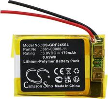 TCTK baterijos 170 mAh Suderinama su [Garmin] Forerunner 245, Forerunner 245 Music Keičia 361-00086-11 FBA