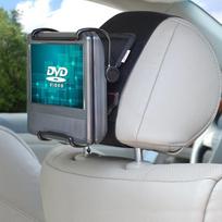 TFY Universalus automobilio galvos atlošo laikiklis su kampu reguliuojamais laikikliais, skirtas 7-10 colių pasukamam nešiojamam DVD grotuvui, juodas