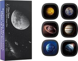 Tikroviški diskai "Ainael Galaxy" projektoriui, 5K Ultra HD diskai namų planetariumui, 6 diskų rinkinys be projektoriaus (Saulės sistema 1)