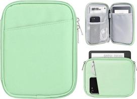 TiMOVO 6-7 Zoll Universal Sleeve für eReader, Schutzhülle mit Tasche, Kompatibel mit 6-7" eReader & Kobo-Geräten, Agave Grün