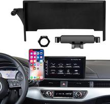 TTCR-II 10,1 colių laikiklis, suderinamas su "Audi A4 A5 Q5" mobiliojo telefono laikikliu, išmaniojo telefono laikiklis A4 B9 (2020-2024) A5 F5/Q5 FY (2021-2024), F5 išmaniojo telefono laikiklis B9 automobilinis telefono laikiklis Audi priedai