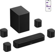 ULTIMEA 7.1 kanalo erdvinio garso juosta, TV garso juosta su 4 erdviniais garsiakalbiais, 330 W, erdvinio garso sistema, HDMI ARC, TV garso juosta su žemų dažnių garsiakalbiu, "Bluetooth® 6.0", "Aura A40 Pro