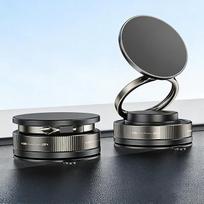 Vakuuminis mobiliojo telefono laikiklis automobilyje Magsafe laikiklis automobilyje Magnetinis išmaniojo telefono laikiklis, pasukamas 360° kampu, skirtas iPhone 12-16 serijos ir mobiliesiems telefonams su magnetiniu žiedu Priedai