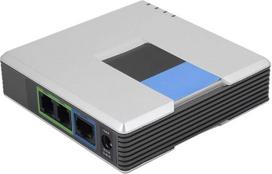 VoIP šliuzo interneto telefono 2 prievadų adapteris SIP RJ45 kabelis, skirtas PAP2T (ES kištukas)