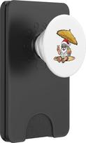 Weihnachten im August Weihnachtsmann Strandausflug Sommerurlaub PopSockets PopWallet für MagSafe