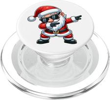 Weihnachtsmann mit Sonnenbrille Xmas Kostüm Dabing Santa PopSockets PopGrip für MagSafe