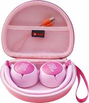 XANAD ausinių dėklas, skirtas JBL Junior 320 BT/JBL Jr310 BT Red Blue On-Ear vaikams skirtas belaidėms sulankstomoms Bluetooth ausinėms (rožinis)