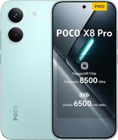 XIAOMI Poco X8 Pro išmanusis telefonas 8GB + 512GB, "Dimensity 8500-Ultra" procesorius, 6500 mAh baterija, itin ryškus AMOLED ekranas, 50 MP "Sony IMX882" pagrindinė kamera su OIS, žalias