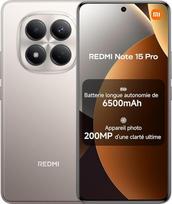 XIAOMI Redmi Note 15 Pro NFC išmanusis telefonas, 8 + 256GB, titano spalvos, IP65, AMOLED ekranas, "Android 15", "Mediatek Helio G200 Ultra" procesorius, 200 MP fotoaparatas, 6,77 colio, 45 W, be įkroviklio