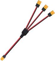 XT60 prailginimo kabelis nuo 1 iki 3 XT60 vyriškos lyties į XT60 moteriškos lyties XT60 adapterio prailginimo kabelis, suderinamas su Powerstation 60 cm